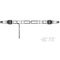TE Connectivity-447391-2 Cable Assembly AC Power Cable Assembly AC Power Lead 0.685m 16AWG LGH to LGH 1 to 1 POS SKT-SKT