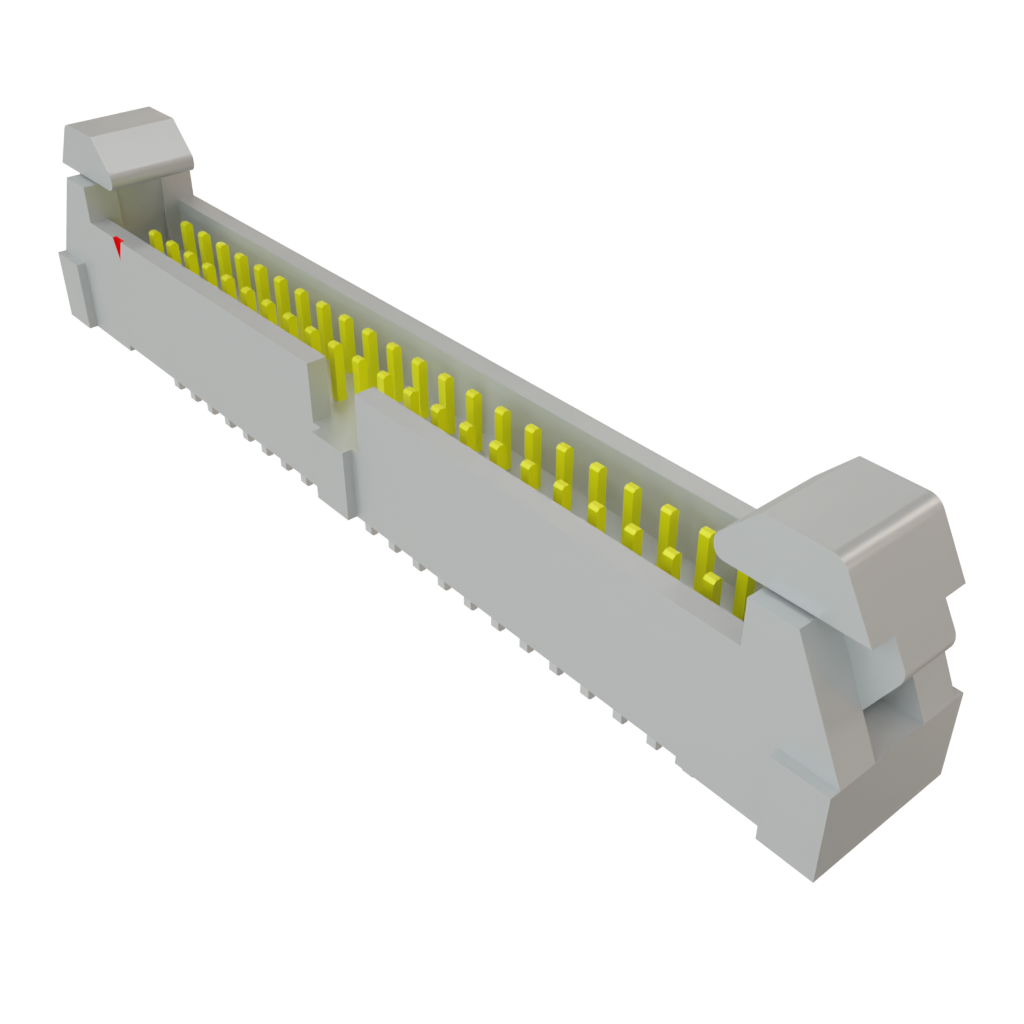 Samtec-EHT-122-01-S-D Embases de raccordement et réceptacles PCB Conn Ejector Header HDR 44 POS 2mm Solder ST Top Entry Thru-Hole Tube