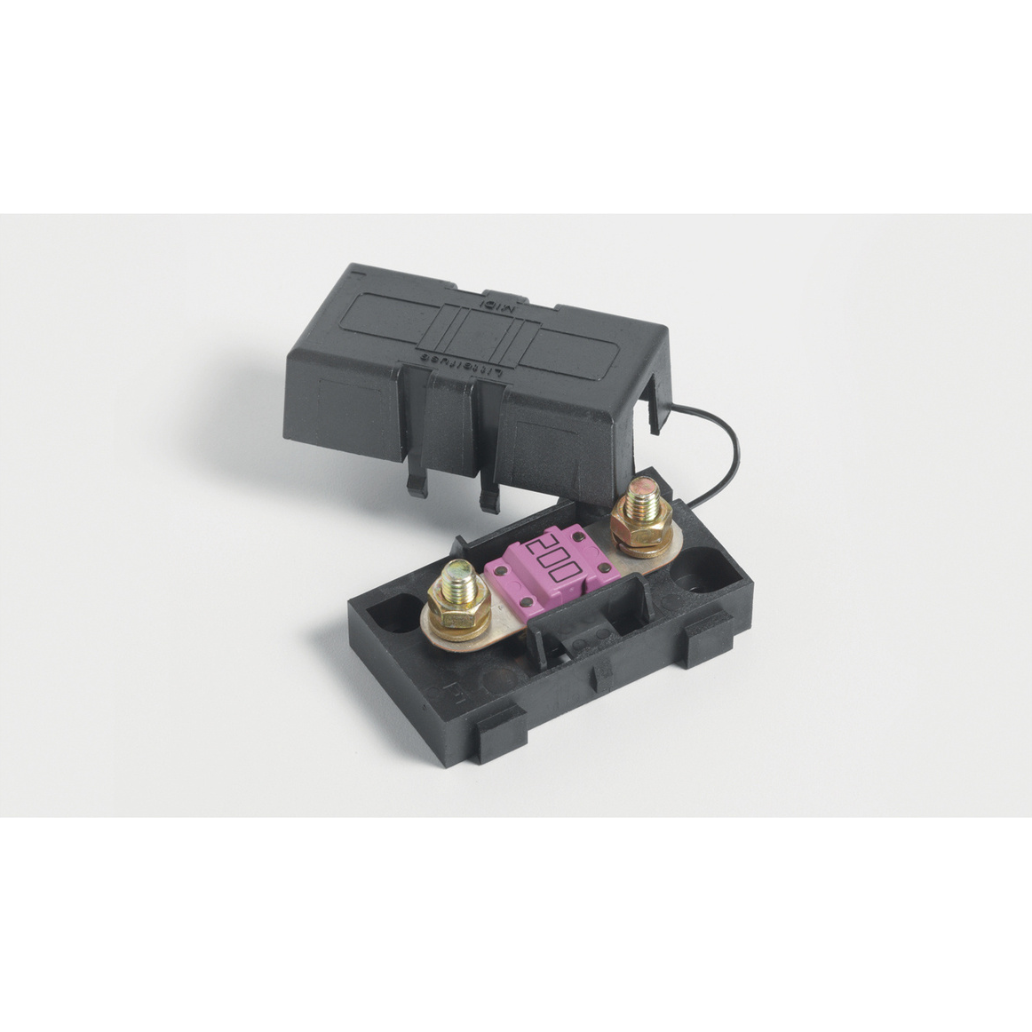 Littelfuse-04980900ZXT Fuse Accessories Fuse Holder 200A 58VDC Panel Mount Bolt Down