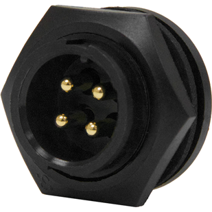 Switchcraft-4182-4PG-300 Steckverbinder, rund Conn Circular PIN 4 POS Solder Cup ST Panel Mount 4 Terminal 1 Port