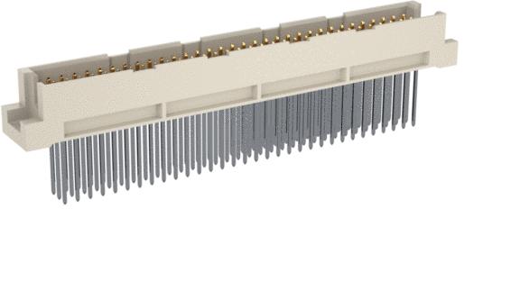 TE Connectivity-374200 背板连接器 Conn DIN 41612 M 96 POS 2.54mm Solder ST Thru-Hole