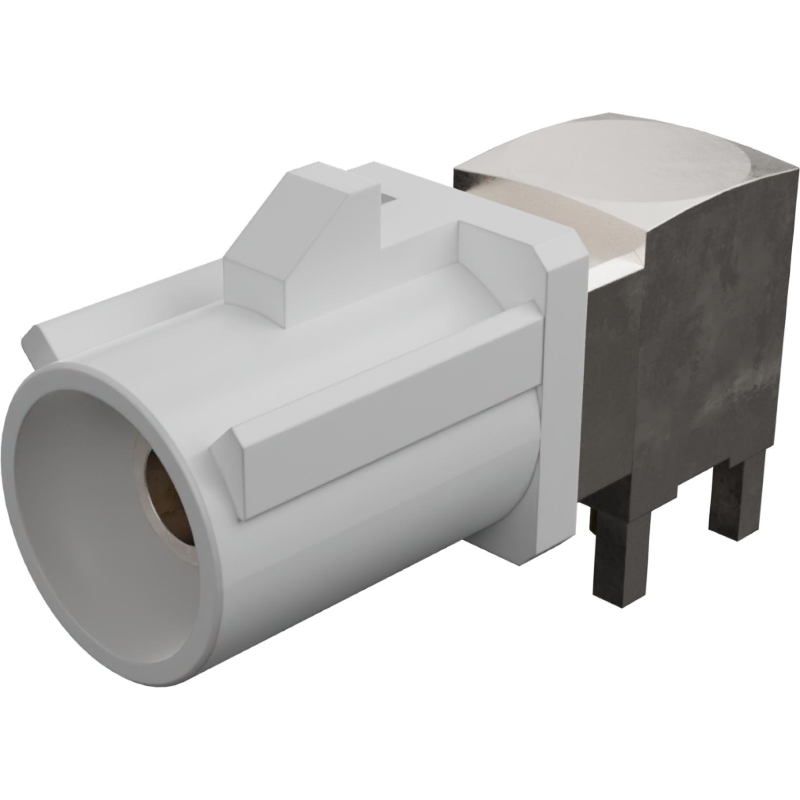 Molex-0734035111 RF-Steckverbinder Conn SMB 0Hz to 6GHz 50Ohm Solder RA Thru-Hole RCP Gold Tray