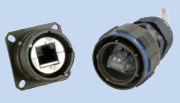 Amphenol-RJFTV6ZN Connector Telephone and Telecom CAT6 Ethernet connection system for harsh environment Industrial Ethernet