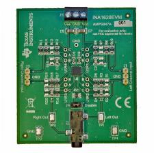 Texas Instruments-INA1620EVM Kit e schede di sviluppo IC amplificatore INA1620 Audio Amplifier Evaluation Board