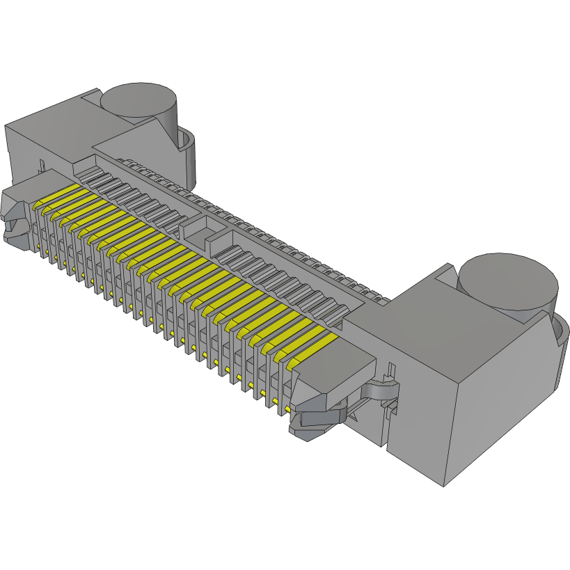 Samtec-ERM8-025-01-L-D-RA-L-TR Piastre connettori e prese PCB Conn Micro High Speed Terminal Strip HDR 50 POS 0.8mm Solder RA Side Entry SMD Edge Rate® T/R