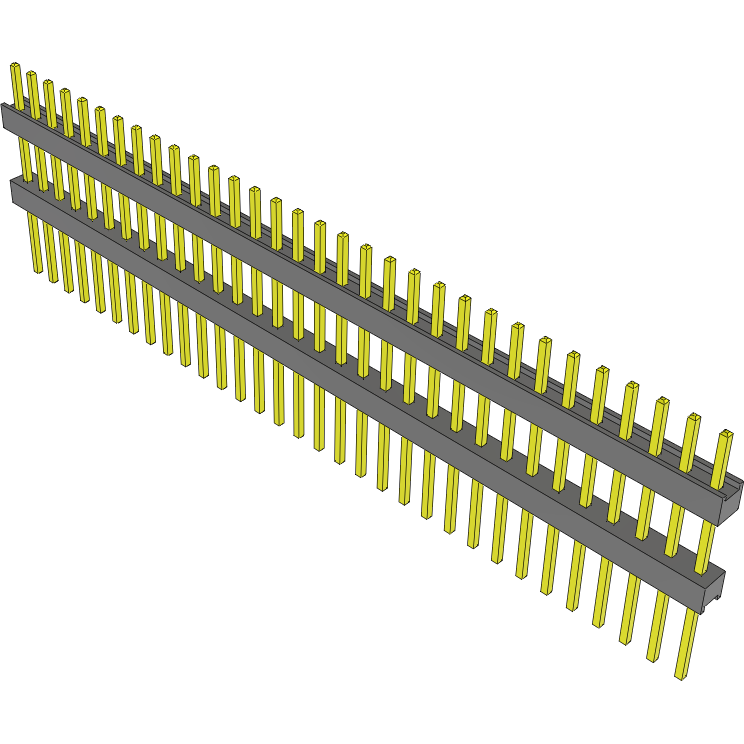 Samtec-EW-32-11-T-S-430 Steckverbinderleisten und Leiterplattenbuchsen Conn Board Stacker HDR 32 POS 2.54mm Solder ST Top Entry Thru-Hole Bulk