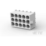 Conn Shrouded Header (4 Sides) HDR 15Power POS 6.35mm Solder ST Top Entry Thru-Hole Carton