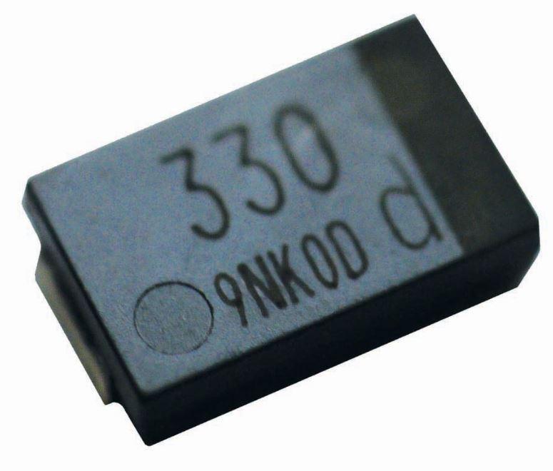 Panasonic-EEF-SX0J221ER 铝聚合物电容器 Cap Aluminum Polymer 220uF 6.3VDC 20%( 7.3 X 4.3 X 1.9mm) SMD 0.009 Ohm 6.3A 2000h 105°C T/R