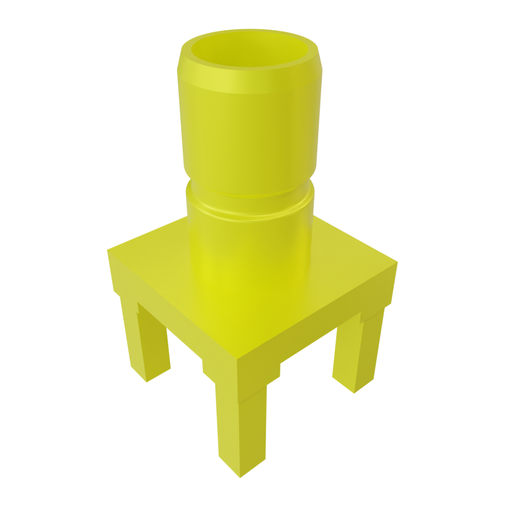 Samtec-SMB7H-J-P-H-ST-TH1 Connector RF Conn SMB 0Hz to 4GHz 75Ohm Solder ST Thru-Hole F Gold Tray