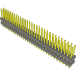 Conn Board Stacker HDR 60 POS 2.54mm Solder ST Top Entry Thru-Hole Bulk