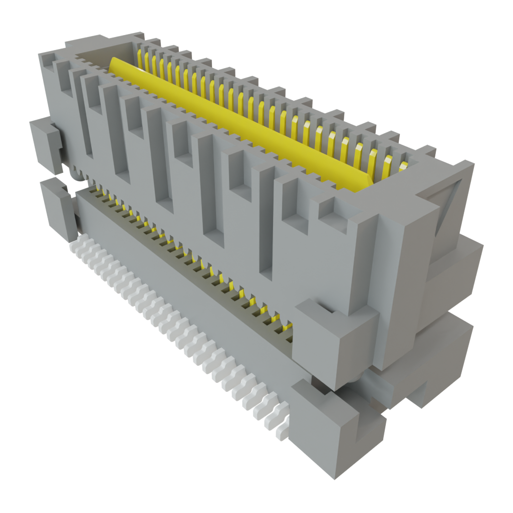 Samtec-QMS-026-09.75-SL-D-A Steckverbinderleisten und Leiterplattenbuchsen Conn Micro High Speed Terminal Strip HDR 52 POS 0.635mm Solder ST Top Entry SMD Tray