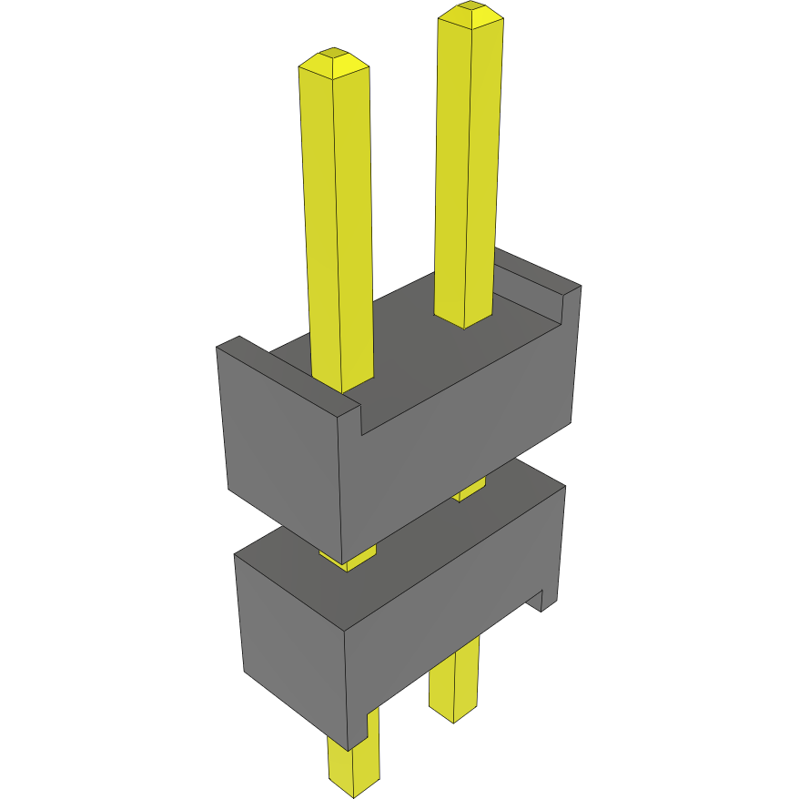 Samtec-SSW-101-01-L-D Cabezales del conector y receptáculos PCB Conn Socket Strip SKT 2 POS Solder ST Top Entry Thru-Hole Bulk