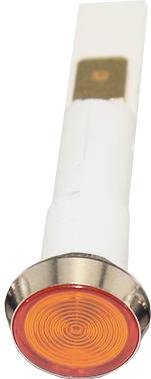 Mallory Sonalert Products-FL1P-10NJ-4-Y2V Panel Mount Indicators LED Panel Mount Indicator Uni-Color Yellow 1500mcd 2-Pin Bulk