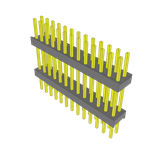 Conn Board Stacker HDR 26 POS 2.54mm Solder ST Top Entry Thru-Hole Bulk