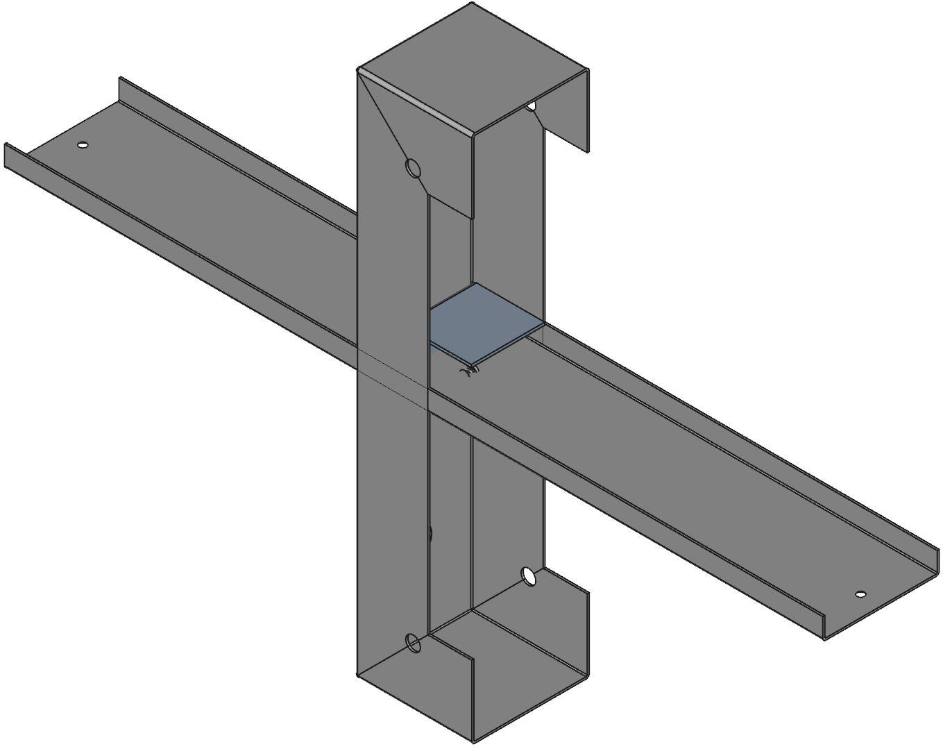 Hammond Manufacturing-2CLP43618 null Modular Plinth Offered With Formed 14 Gauge Stainless Steel