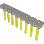 Conn Unshrouded Header HDR 8 POS 2.54mm Solder ST Top Entry Thru-Hole Bulk