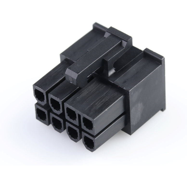 Molex-455870004 Custodia filo connettore dedicato Conn Housing RCP 8 POS 4.2mm Crimp ST Cable Mount Black Mini-Fit Jr Bag