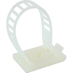 NTE Electronics-04-LACC29 Kabelschellen und -clips Cable Management, Adjustable Ladder Clamp Nylon 6/6 Adhesive 22mm Bag