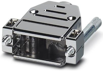 PHOENIX CONTACT-1655674 Adaptadores de manguitos ajustables Backshell D-Sub Sleeve Housing Straight Acrylonitrile Butadiene Styrene Bare Metallic