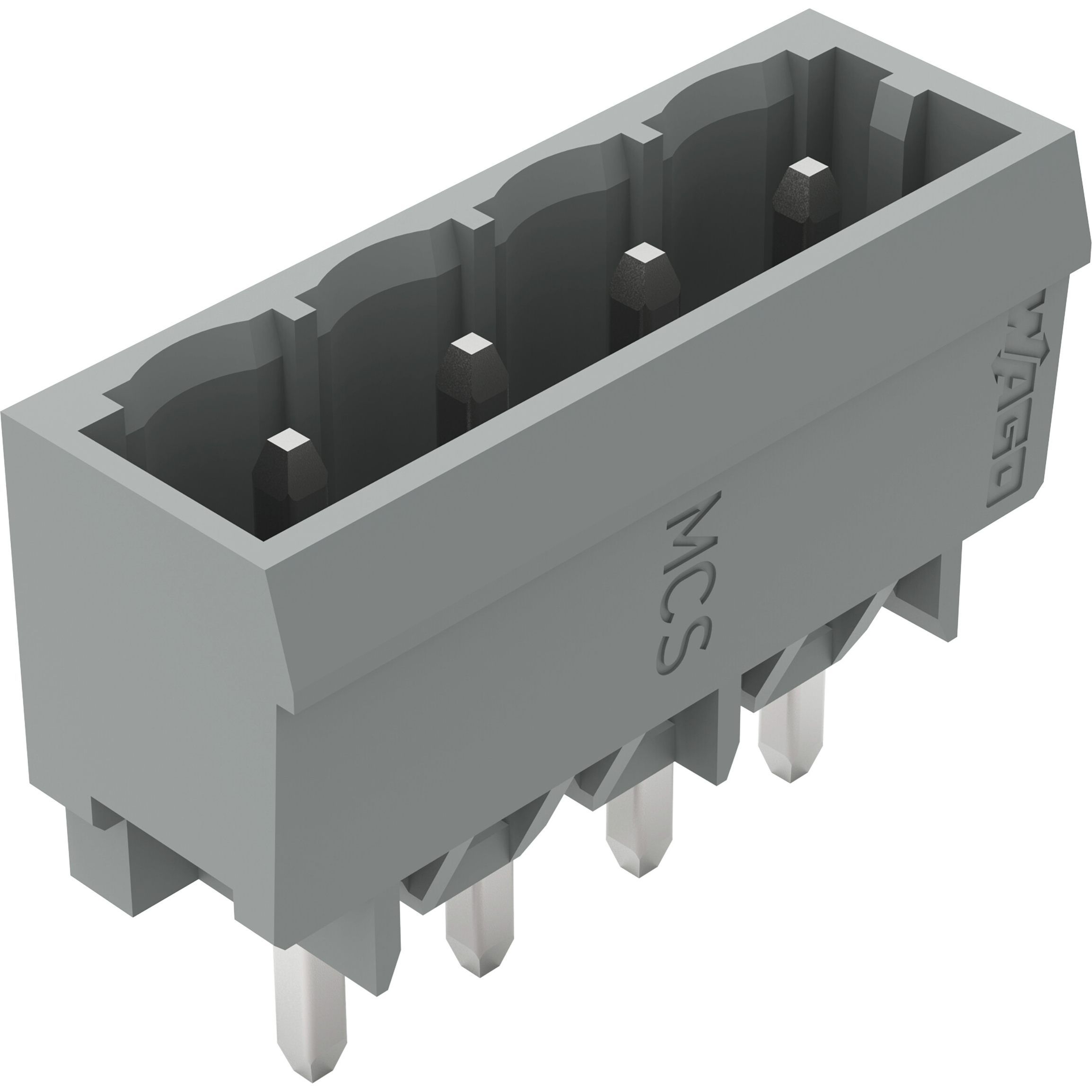 WAGO-231-164/001-000 Connector Headers and PCB Receptacles Conn Wire to Board M 4 POS 5mm Solder ST Thru-Hole Box