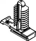 Delphi-13528710 Steckverbinderanschlüsse ATTACHMENT CLIP, ATTACHMENT HOLE DIAM 8.3