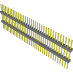 Conn Board Stacker HDR 36 POS 2.54mm Solder ST Top Entry Thru-Hole Bulk