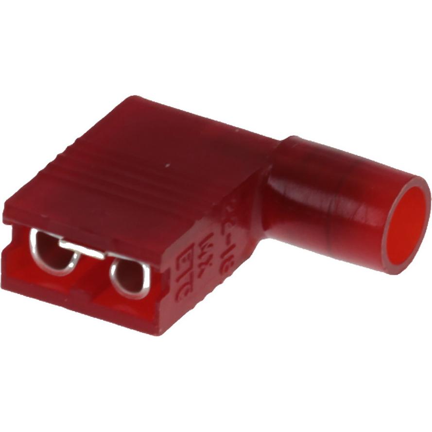 Molex-0190060004 连接器端子 Quick Disconnect Terminal 18-22AWG Brass Red F 15.75mm Electro Tin Avikrimp™ T/R