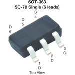 Trans MOSFET N-CH 30V 1.7A 6-Pin SC-70 T/R Automotive AEC-Q101