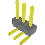 Conn Unshrouded Header HDR 3 POS 2.54mm Solder RA Side Entry Thru-Hole Bulk