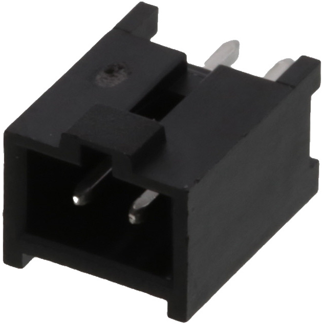 Molex-90136-1102 Embases de raccordement et réceptacles PCB Conn Shrouded Header (4 Sides) HDR 2 POS 2.54mm Solder ST Thru-Hole C-Grid III Tray