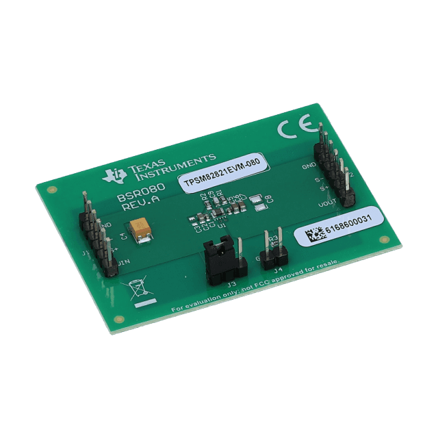Texas Instruments-TPSM82821EVM-080 Power Management Development Boards and Kits 1 A Step Down Converter With Integrated Inductor Evaluation Module