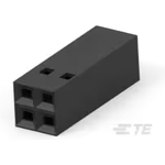 Conn Housing RCP 4 POS 2.54mm Crimp ST Cable Mount Black Package