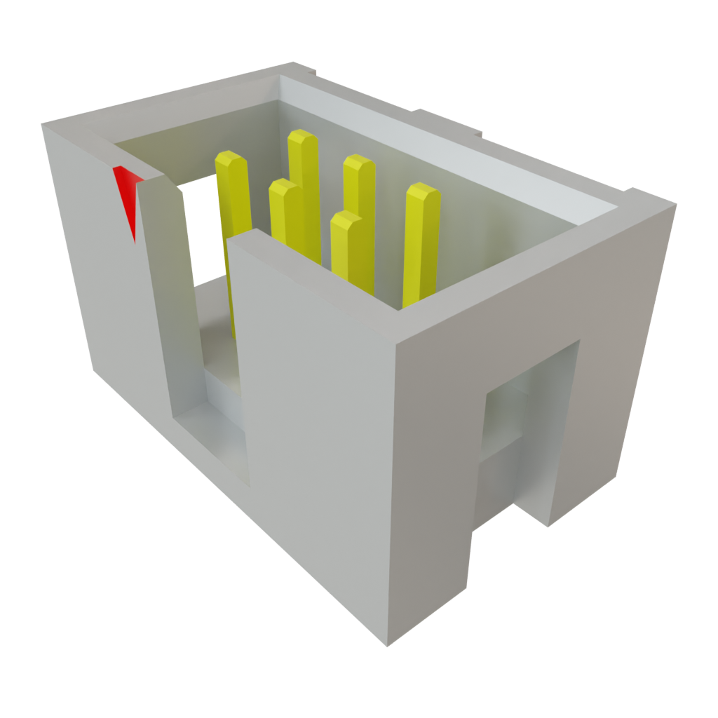 Samtec-TST-103-01-L-D Embases de raccordement et réceptacles PCB Conn Shrouded Header (4 Sides) HDR 6 POS 2.54mm Solder ST Top Entry Thru-Hole Bulk