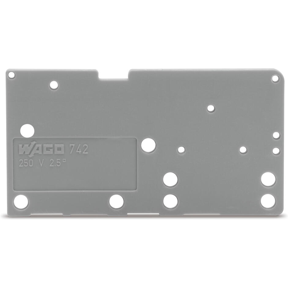 WAGO-742-850 Steckverbinderzubehör Connector Accessories End Plate Box