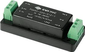 CUI Inc-PQA50-D48-S15-T DC to DC Converter and Switching Regulator Module Module DC-DC 48VIN 1-OUT 15V 3.333A 50W 6-Pin