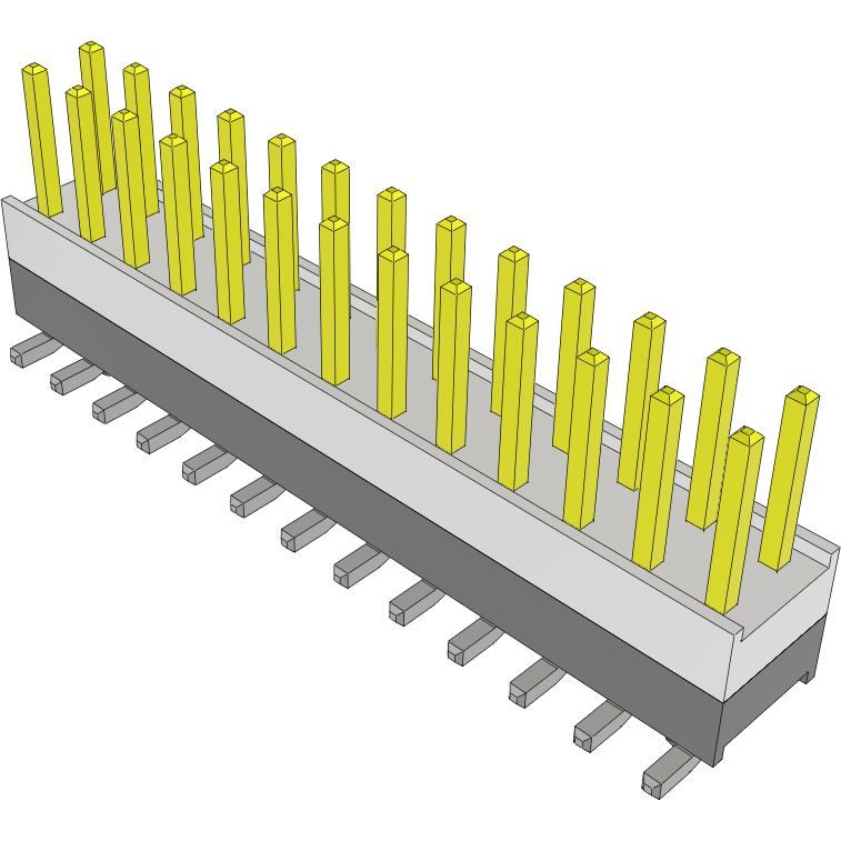 Samtec-HW-13-08-L-D-250-SM-A Connector Headers and PCB Receptacles Conn Board Stacker HDR 26 POS 2.54mm Solder ST Top Entry SMD Tube
