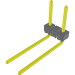 Conn Unshrouded Header HDR 2 POS 5.08mm Solder RA Side Entry Thru-Hole Bulk