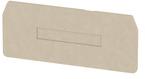 Weidmuller-7904100000 Accesorios del conector Connector Accessories End Plate Straight Wemid Dark Beige