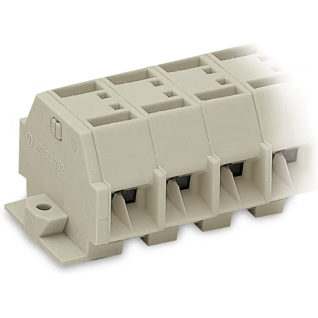 WAGO-262-236 Steckverbinder, Klemmenblöcke Conn Terminal Block 6 POS Spring Clamp Panel Mount 30A Box