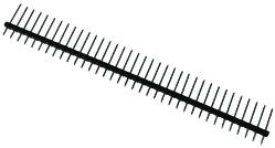 Assmann WSW components, Inc-AP 119-36/G-N Steckverbinderleisten und Leiterplattenbuchsen Conn Unshrouded Header HDR 36 POS 2.54mm Solder ST Thru-Hole Bag