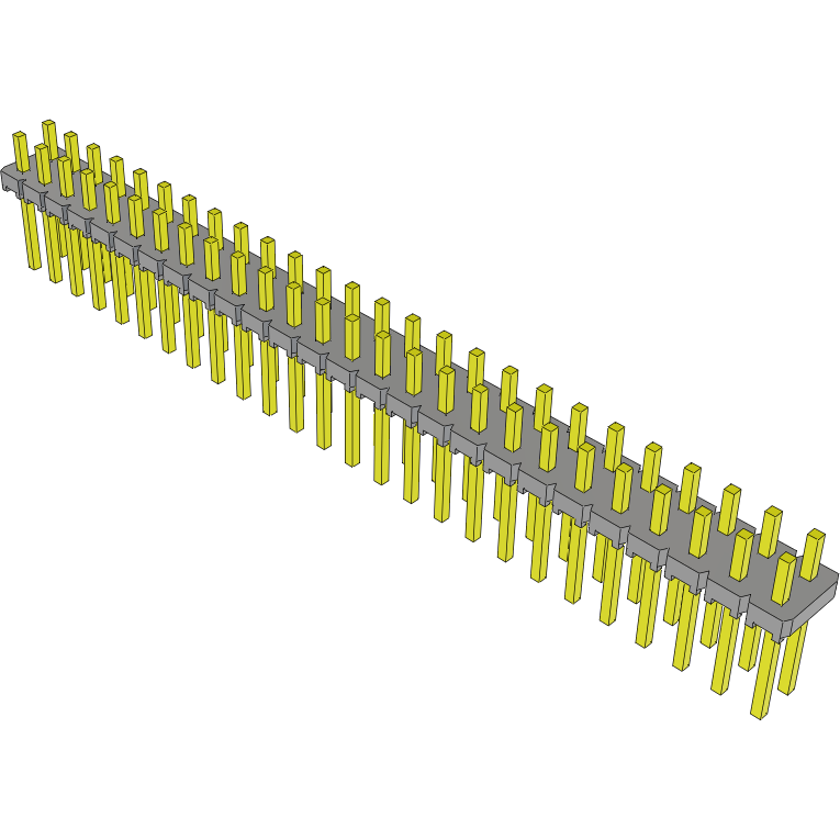 Samtec-MTLW-126-07-G-D-110 Steckverbinderleisten und Leiterplattenbuchsen Conn Unshrouded Header HDR 52 POS 2.54mm Solder ST Top Entry Thru-Hole Bulk