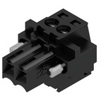 Weidmuller-1615780000 Bloques terminales del conector Conn Plug-in Terminal Block SKT 2 POS 3.5mm Screw RA Panel Mount 10A Box