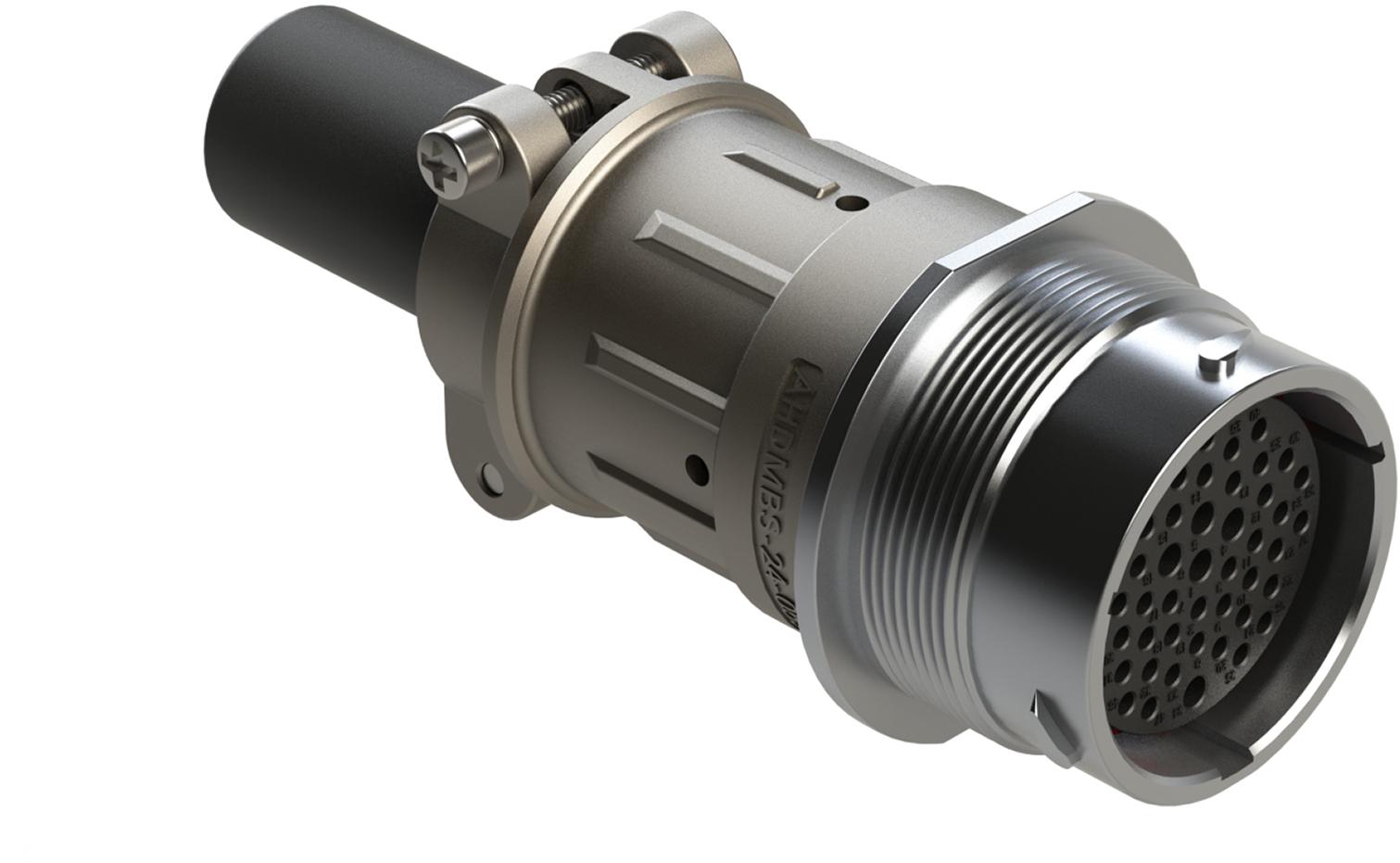 Amphenol-AHDM04-24-47SR-059 Connecteur circulaire Conn Circular SKT 47 POS ST Cable Mount 47 Terminal 1 Port Box