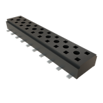 Conn Socket Strip SKT 20 POS 2mm Solder ST Top Entry SMD TIGER CLAW™ Tube