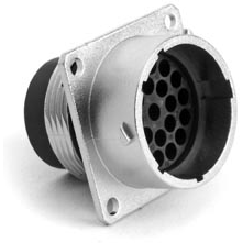 Amphenol-RT001823PNH Connector Circular Conn Circular PIN 23 POS Crimp ST Wall Mount 23 Terminal 1 Port