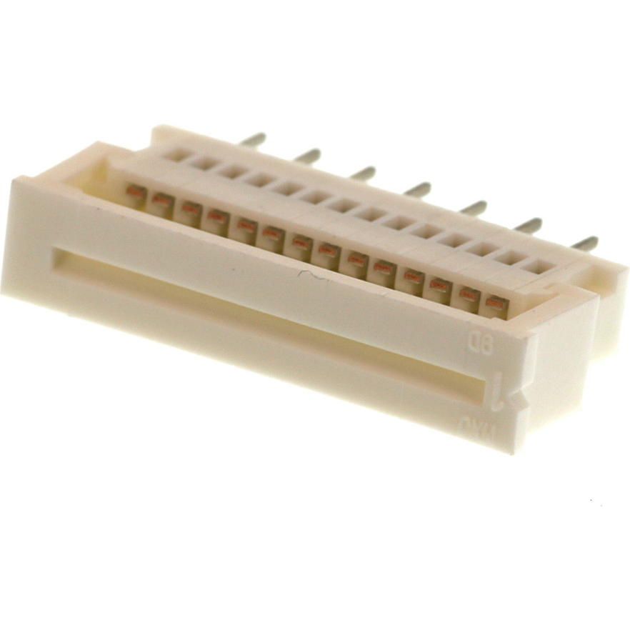 Molex-39532145 FFC-FPC 连接器 Conn FFC/FPC Connector SKT 14 POS 1.25mm Solder ST Thru-Hole Tray
