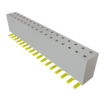 Conn Socket Strip SKT 34 POS 2.54mm Solder ST Top Entry SMD Tube