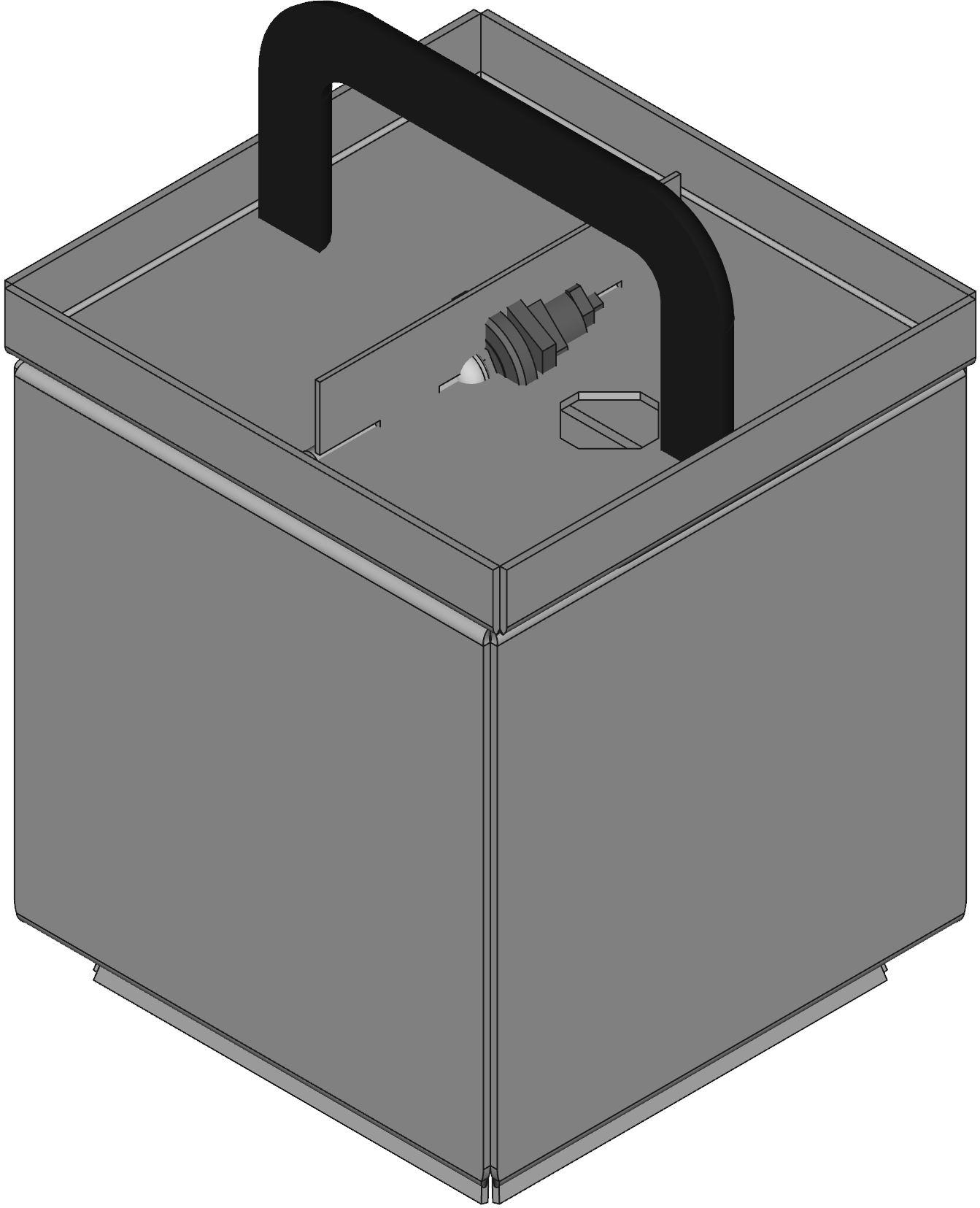 Hammond Manufacturing-EJ444S16 Cajas, compartimentos y anaqueles Natural Stainless Steel 316 Bracket Mount Junction Box