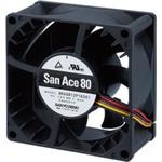 SANYO DENKI-9RA0812P1G001 排风机和风扇 DC Fan Axial Ball Bearing 12V 10.8V to 13.2V 85.5CFM 48dB 80 X 80 X 38mm PWM/Sensor