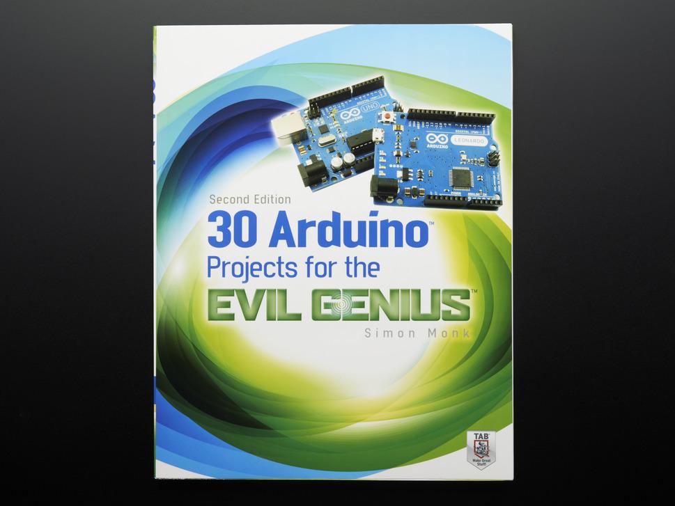 Adafruit Industries-868 杂项产品 Book, 30 Arduino Projects for the Evil Genius by Simon Monk, Second Edition